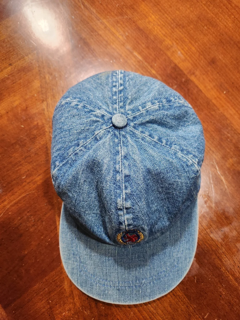 1990's Tommy Hilfiger Denim Strap Back Hat